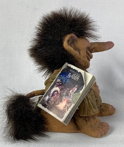 lot 103 image: Ny Form Norwegian Troll, Style #245, Troll with Fiddle, 5-14 Tall
