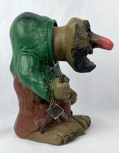 lot 113 image: Heico Hunch-Backed Nodding Troll, 8-14 Tall.