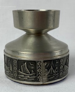 lot 127 image: Vintage Selandia Pewter Candle Holder