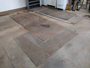 Assorted Steel Sheets on The Floor...