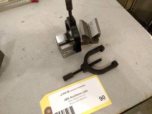 (2) V-Blocks with Clamps...