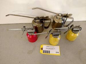 (5) Oil Cans...
