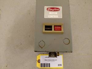 Dayton 5X147 Nema 1P Motor Starter...