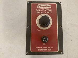 Dayton 5X412 Speed Control...