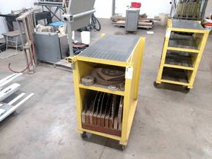 Steel Cart, 32x22 with Assorted Saw...