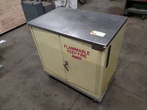 Flammable Cabinet with Contents, Ro...