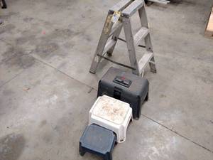 Step Ladder & (3) Step Stools...