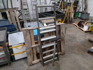 (2) Pcs. Roller Conveyor & (1) Stan...
