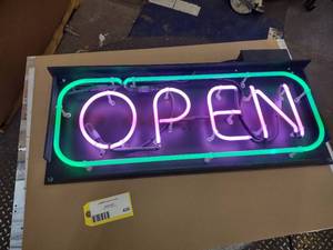 Open Sign, 32x12...