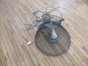 Fishing Basket Hanging Light
