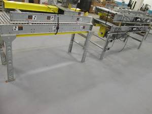 lot 4 image: 4 pc. Section of Conveyor Rollers ...