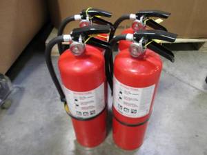 lot 56 image: (4) Fire Extinguishers...