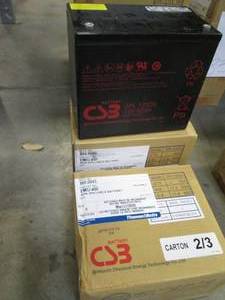 lot 84 image: (2) Batteries Non-Spillable #EMIU-4...