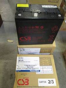 lot 86 image: (2) Batteries Non-Spillable #EMIU-4...