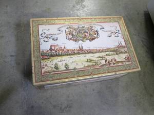 lot 101 image: 30 Year Old Cookie Tin From Germany...