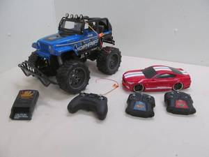 lot 15 image: jeep , mustang remote cars