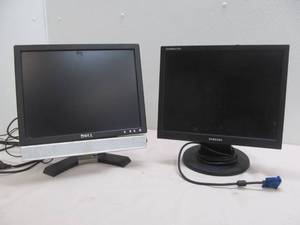 lot 18 image: dell moniter,samsung minter