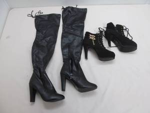 lot 41 image: breckwelles boots, Vera cuio boots