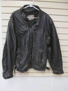 lot 110 image: leather wear jacket