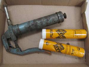 lot 180 image: grease gun, grease
