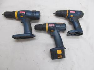 lot 183 image: Ryobi drills