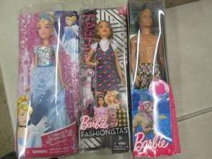 3 Fashion Dolls...
