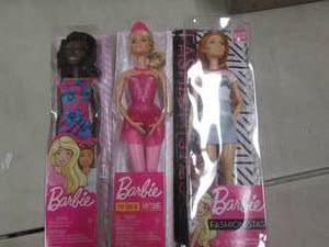 3 Barbies...