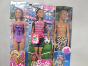 3 Barbies...