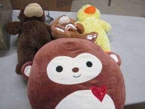 4 Assorted Plush...