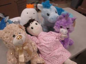 5 Medium Plush, Cloth Doll...
