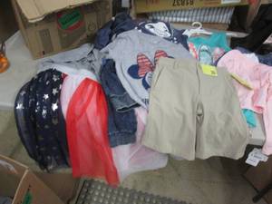 Box of Assorted NWT Kid & Adult Clo...