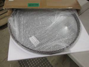 23.5 inch Rustic Metal Framed Round...