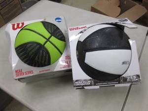 2 Wilson Basketballs...