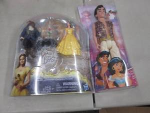 Beauty & the Beast, Alladin Doll...