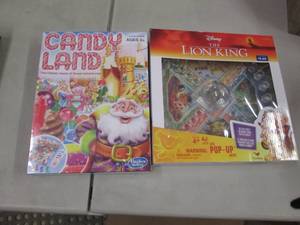 Candy Land, Lion King Pop Up Game...