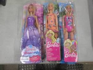 3 Barbies...