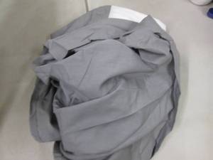 Gray Queen Bed Skirt out of pkg...