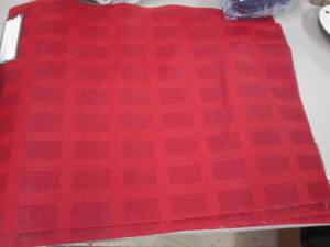 6 Red Threshold Placemats...