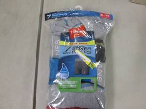 7 pks Hanes Size XL (18-20) Boys Bo...