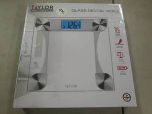 Taylor Glass Digital Scale open box...