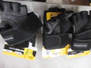 3 Pr Golds Gym Wrist Wrap Gloves XS...