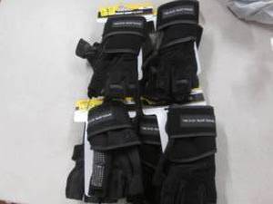 4 Pr Golds Gym Wrist Wrap Gloves M...