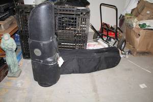 lot 140 image: Lot of (2) Golf Club Cases - Flight Master Hard Side Case, Rolling Soft Side Case