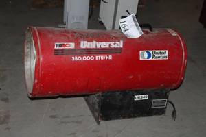 lot 164 image: Universal 350,000 BTU Propane Gas Construction Heater