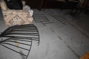 lot 63 image: Lot of (7) Horse Feeding Racks