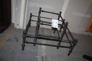 lot 71 image: Lot of (2) Metal Table Frames