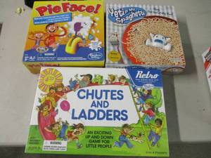lot 8 image: Pie Face, Yeti Spaghetti, and Chute...