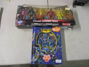 lot 13 image: Batman Story Set and Power Ranger T...