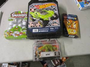 lot 16 image: Hot wheels Box, Lego Set, and Other...