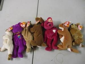 lot 43 image: 7 TY stuffed animals...